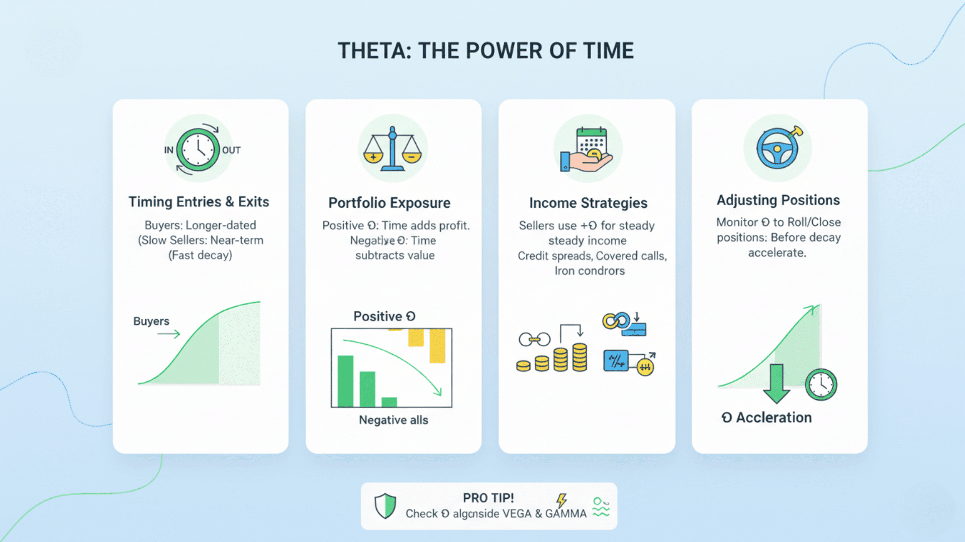 How Are the Theta Greeks Used