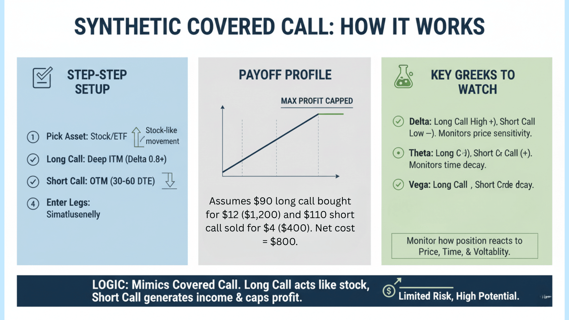 How a Synthetic Covered Call Works