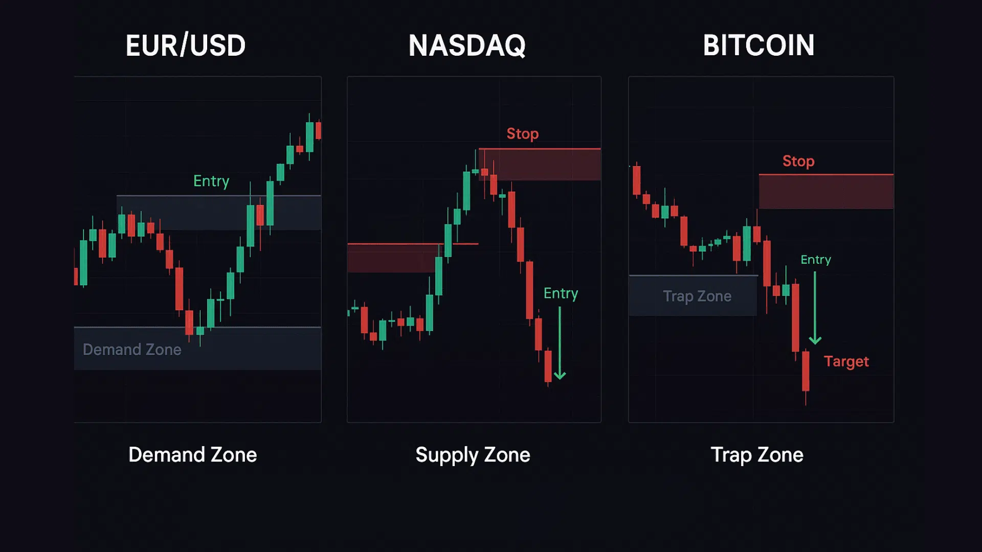 Trading Examples Using Supply and Demand