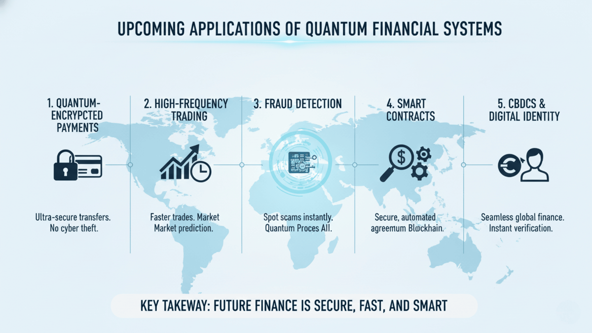 Upcoming Applications  of Quantum Financial Systems
