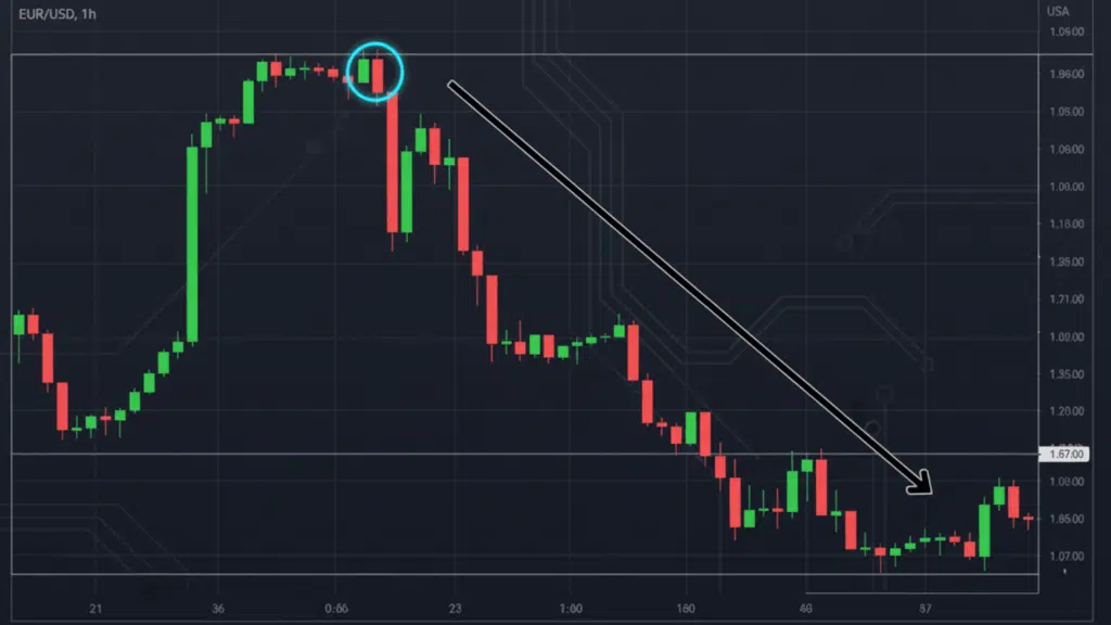 bearish engulfing candle
