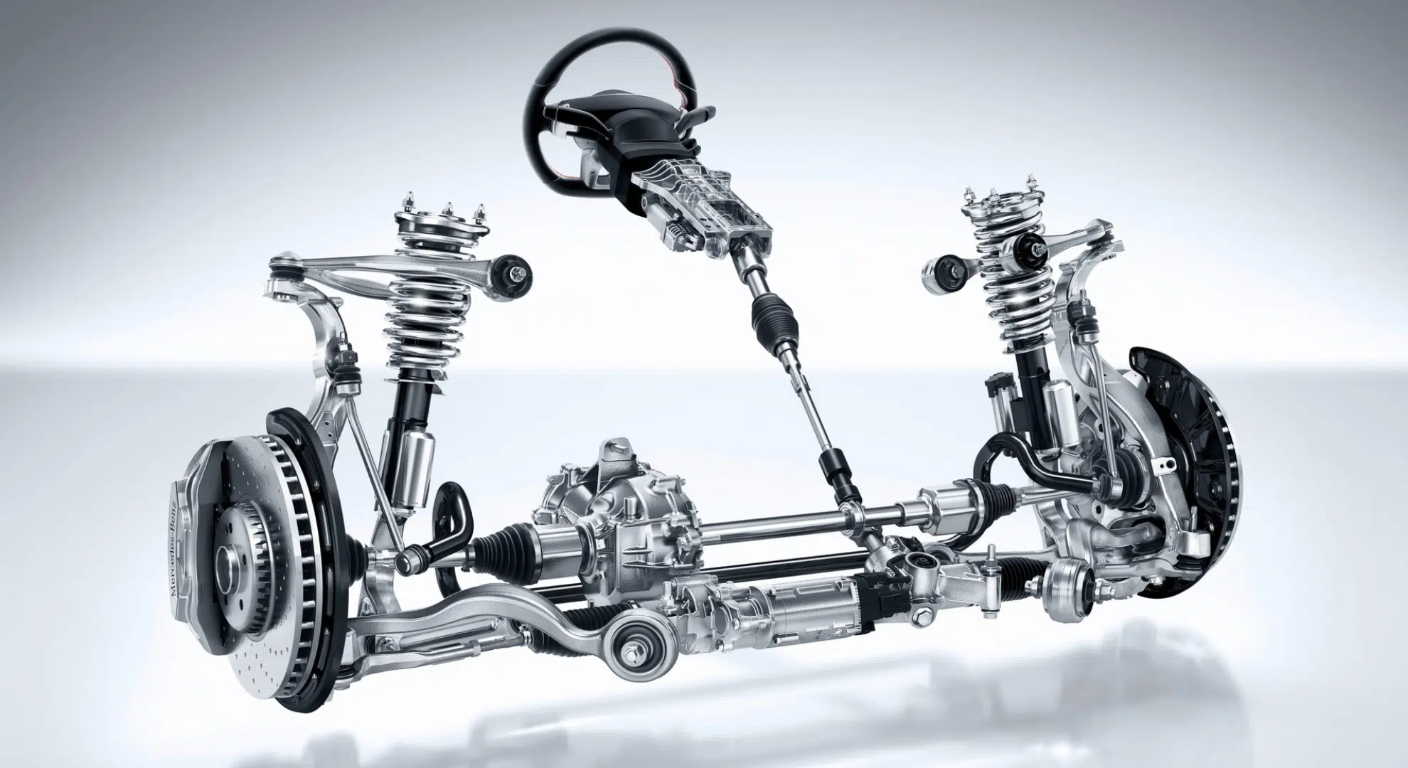 brakes suspension and steering