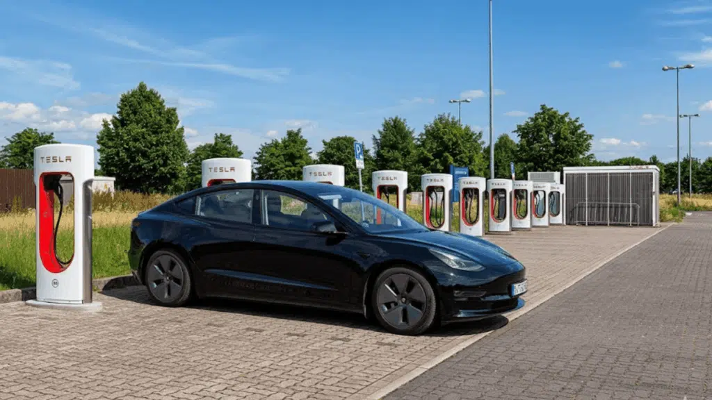 how many kwh to charge a tesla