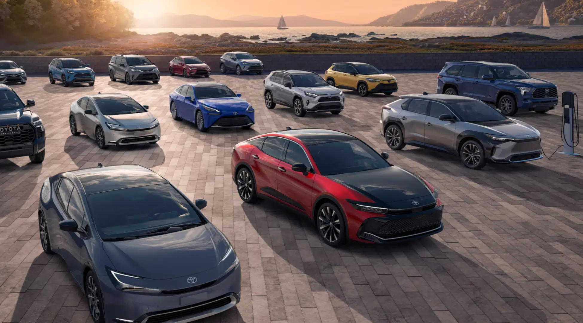 electric toyota cars models charging future