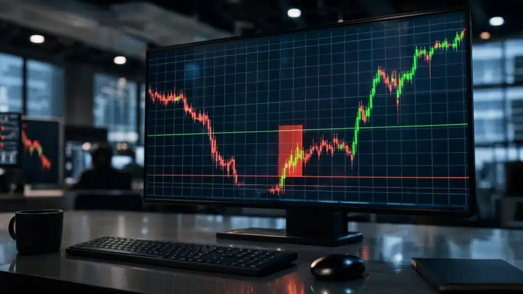 bullish engulfing candle showing strong reversal momentum as buyers take control after a sharp downtrend shift